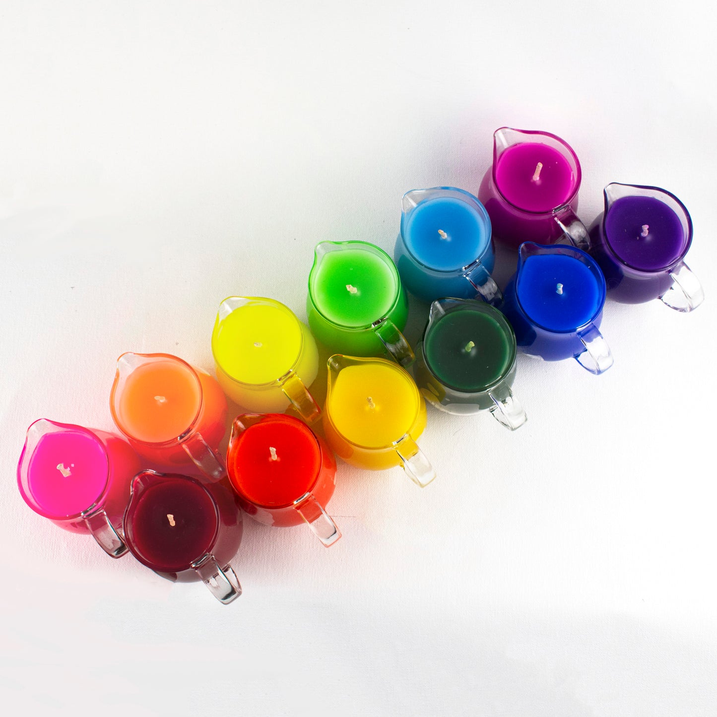 Rainbow &amp; Pride Flag stearinlyssett - Wax Play Pitcher Candles - Pride Rainbow