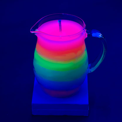 Rainbow in a Jar Wax Play Candle - Low Temp - Unscented - Pitcher Candle