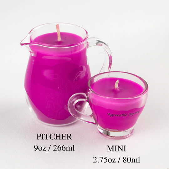 Blacklight Reactive Wax Play Pitcher Candle – Niedrige Temperatur – UV-reaktiv