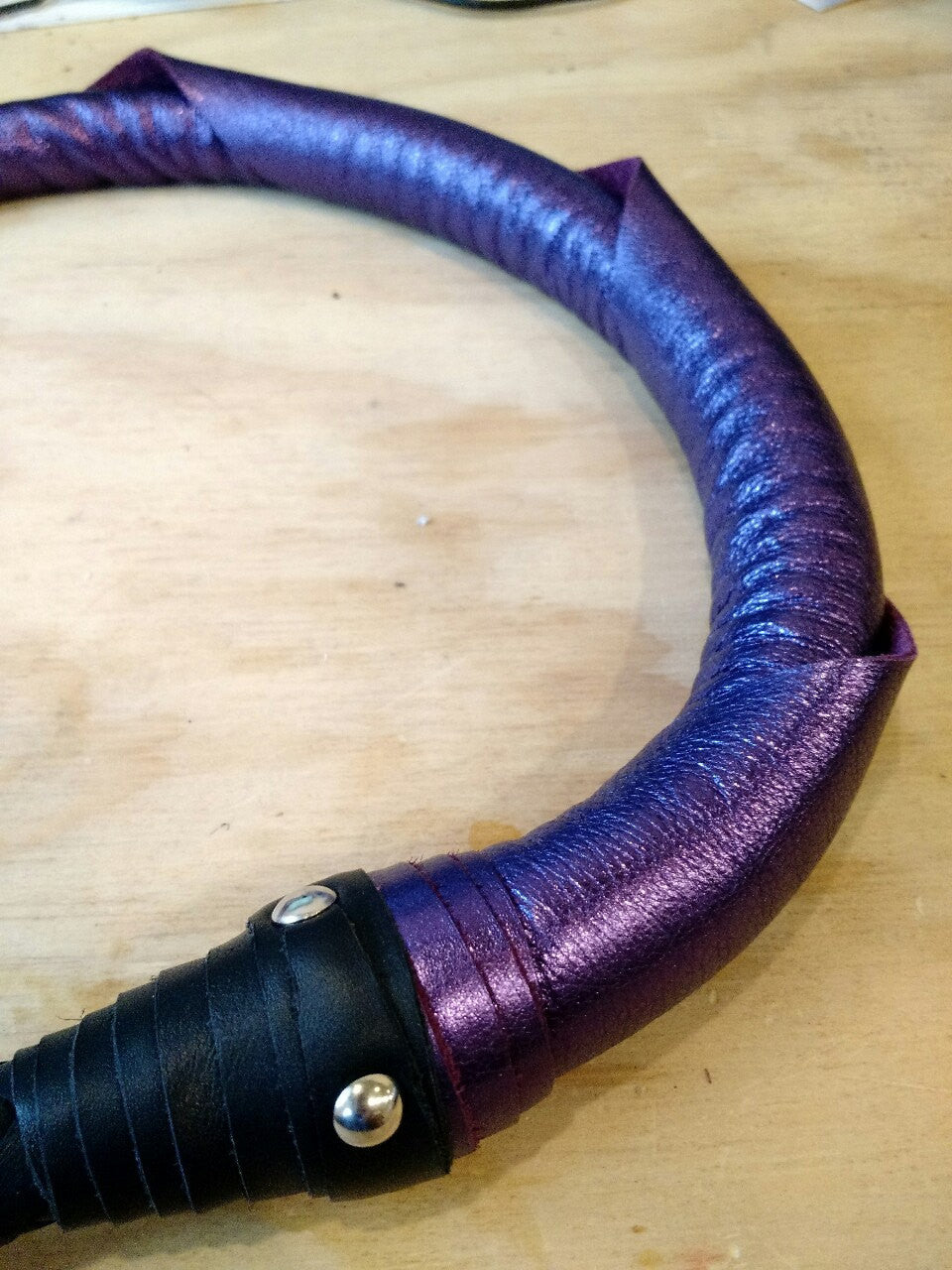 Leather Dragon Tail Whip- Custom to order - Agreeable Agony - 1